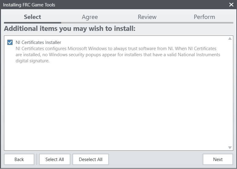 Additional Software